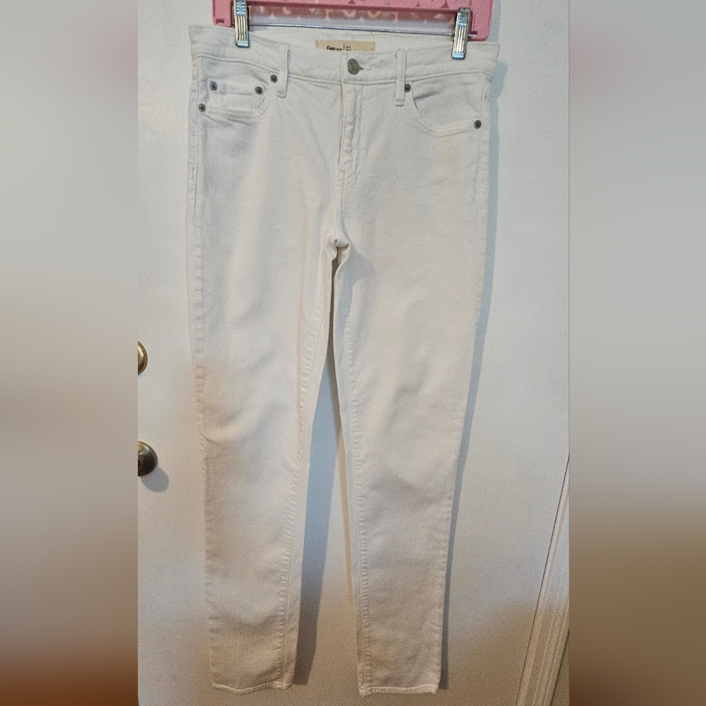 GAP 1969 Pants Jean White  Straight Leg Size 27 T